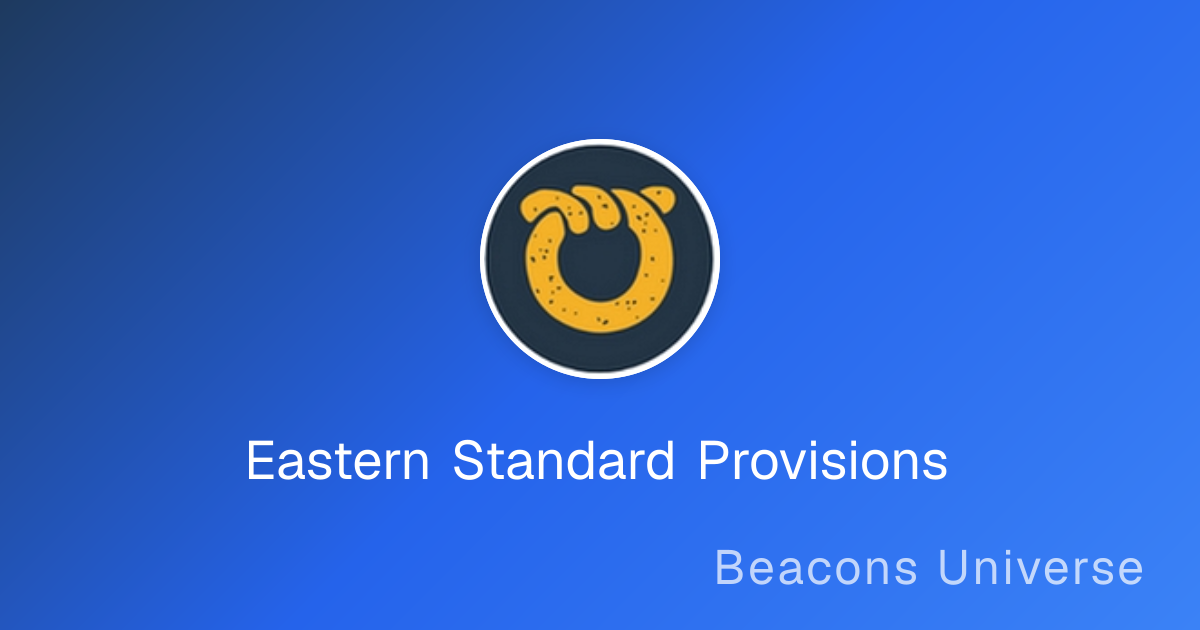 Eastern Standard Provisions Creator Partnerships & Influencers (Oct 2026)