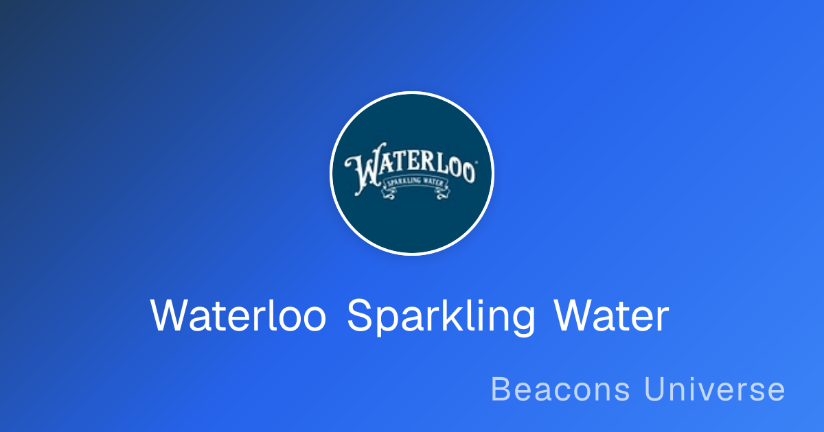 Waterloo Sparkling Water Creator Partnerships & Influencers (Oct 2026 ...